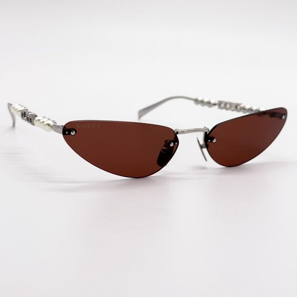 NEW GUCCI SUNGLASSES SILVER CAT EYE WOMEN EYEWEAR GUCCI GG1920S 002 main image 11